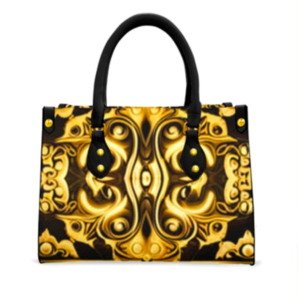 kokorepublic Women's Tote Bag With Black Handle